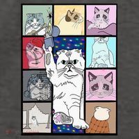Karma Is A Cat Vector Backpack