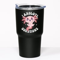 Kawaii I Axolotl Questions Funny Axolotl Lover Cute Axolotl Tumbler