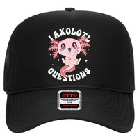 Kawaii I Axolotl Questions Funny Axolotl Lover Cute Axolotl Hat