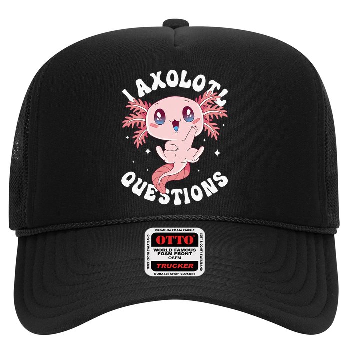 Kawaii I Axolotl Questions Funny Axolotl Lover Cute Axolotl Hat