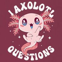 Kawaii I Axolotl Questions Funny Axolotl Lover Cute Axolotl 16oz Travel Tumbler