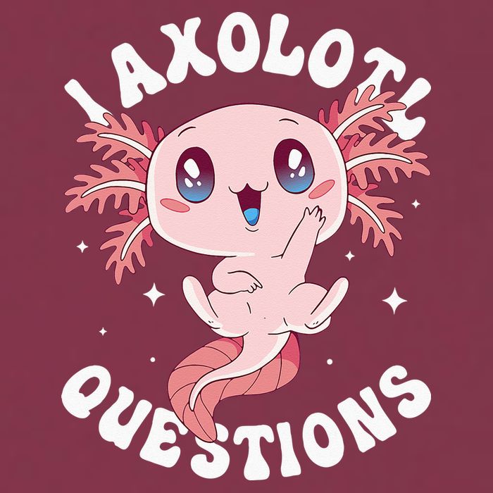 Kawaii I Axolotl Questions Funny Axolotl Lover Cute Axolotl 16oz Travel Tumbler