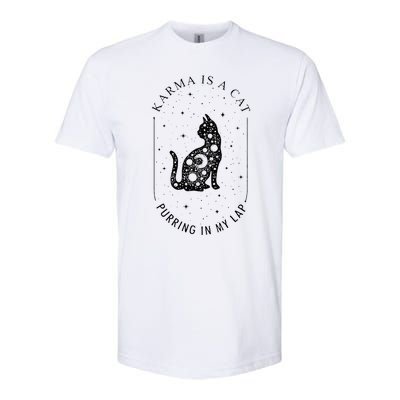 Karma Is A Cat Purring In My Lap Softstyle CVC T-Shirt