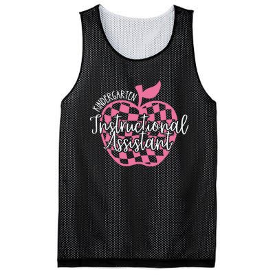 Kindergarten Instructional Assistant Mesh Reversible Basketball Jersey Tank