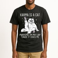 Karma Is A Cat Purring In My Lap Cause Its Loves Me Tall T-Shirt