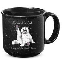 Karma Is A Cat Purring In My Lap Cause It Loves Me Cat Lover 15oz Campfire Ceramic Mug