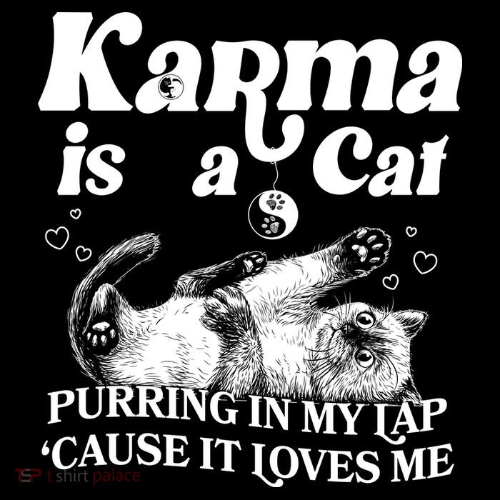 Karma Is A Cat Purring In My Lap Cause It Loves Me City Backpack