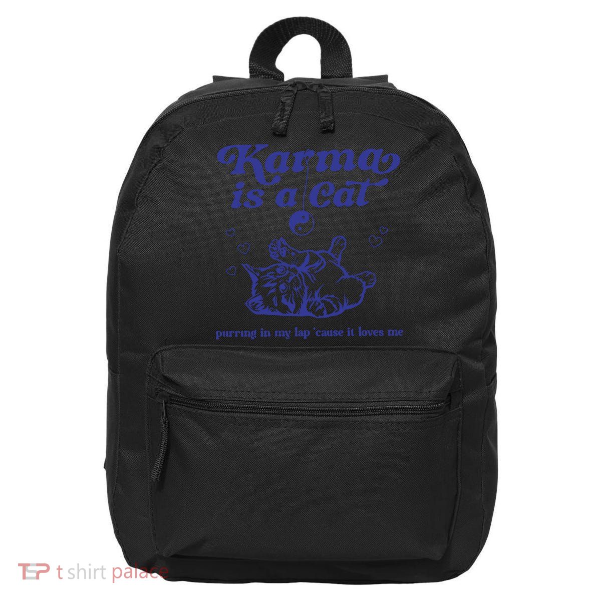 Karma Is A Cat 16 in Basic Backpack