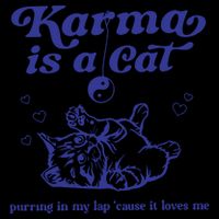 Karma Is A Cat Zip Tote Bag