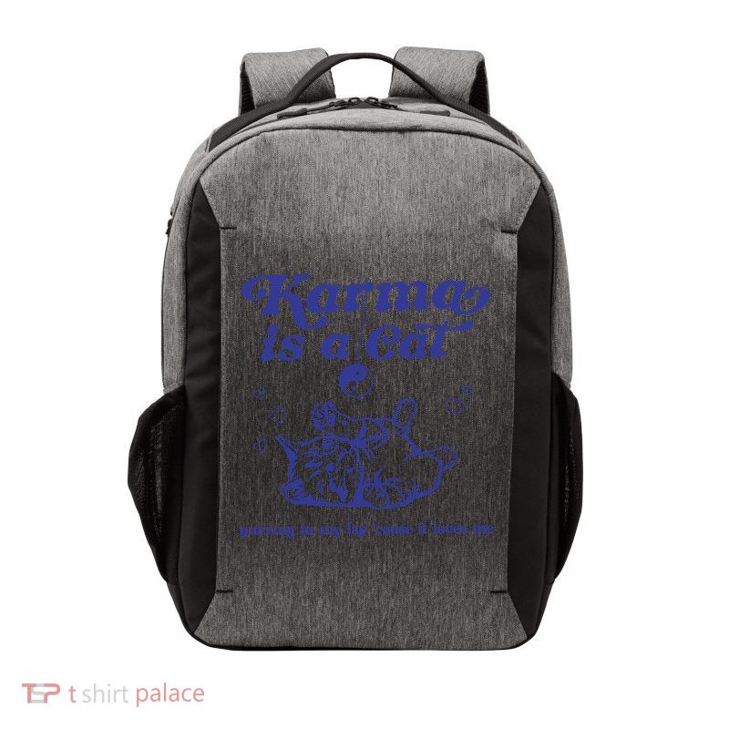 Karma Is A Cat Vector Backpack