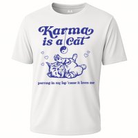 Karma Is A Cat Cooling Performance Crew T-Shirt