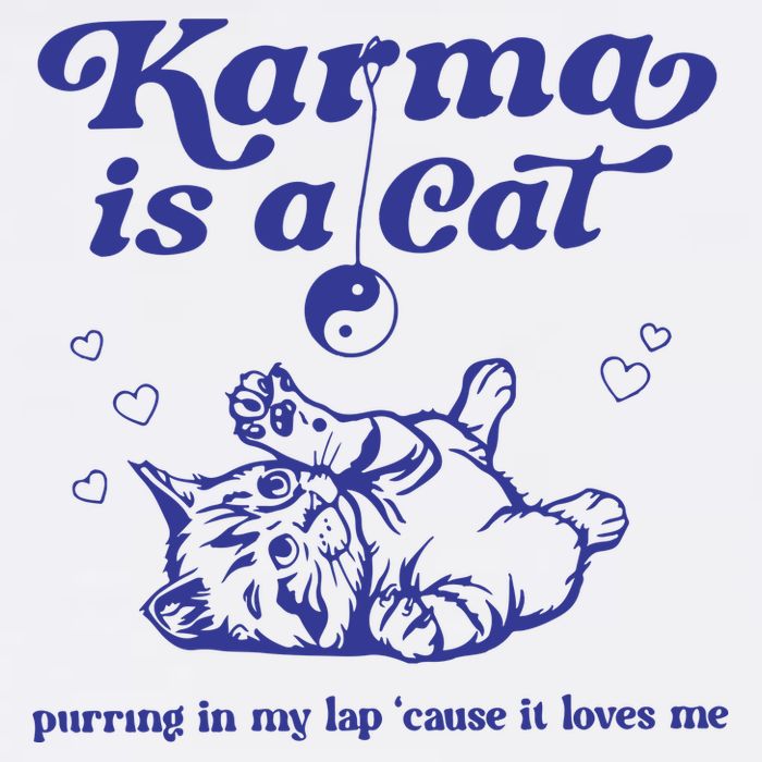 Karma Is A Cat Cooling Performance Crew T-Shirt