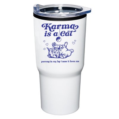 Karma Is A Cat Tumbler