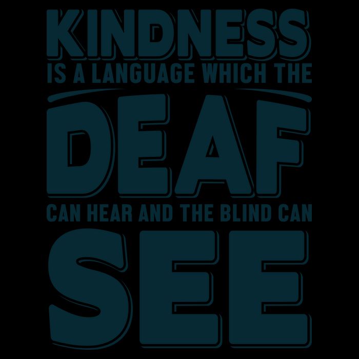 Kindness Is A Language Which Deaf 16oz Travel Tumbler