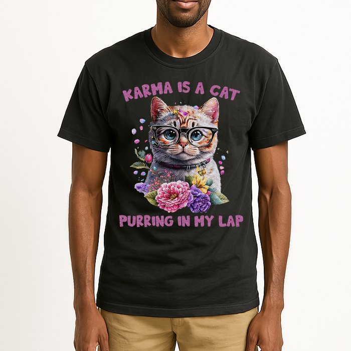 Karma Is A Cat Purring In My Lap Tall T-Shirt