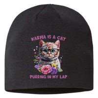 Karma Is A Cat Purring In My Lap Sustainable Beanie