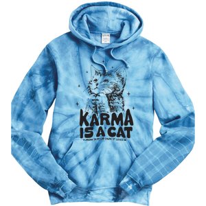 Karma Is A Cat Shirts Taylor Eras Cat Lover Tie Dye Hoodie