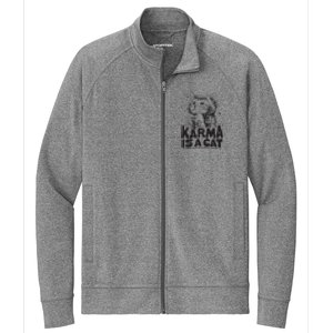 Karma Is A Cat Shirts Taylor Eras Cat Lover Stretch Full-Zip Cadet Jacket