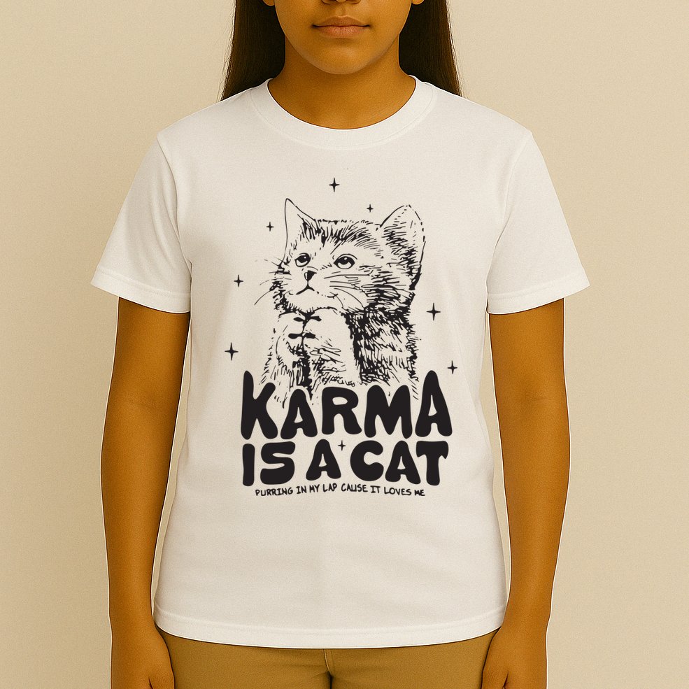 Karma Is A Cat Shirts Taylor Eras Cat Lover T-Shirt