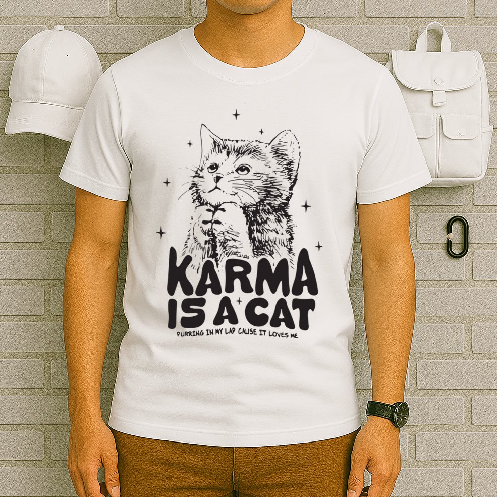 Karma Is A Cat Shirts Taylor Eras Cat Lover T-Shirt