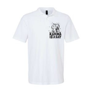 Karma Is A Cat Shirts Taylor Eras Cat Lover Softstyle Adult Sport Polo