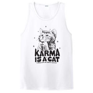 Karma Is A Cat Shirts Taylor Eras Cat Lover PosiCharge Competitor Tank