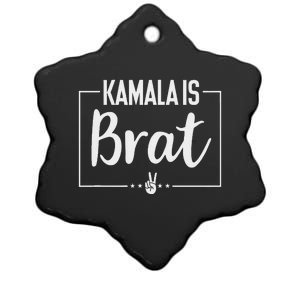 Kamala Is Brat Kamala Is Brat 2024 TeesKamala Is Brat Ceramic Star Ornament