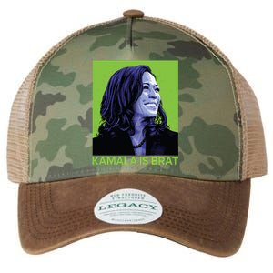 Kamala Is Brat Funny Sarcastic Legacy Tie Dye Trucker Hat