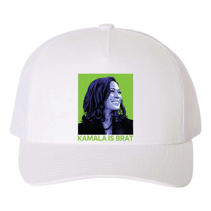 Kamala Is Brat Funny Sarcastic Yupoong Adult 5-Panel Trucker Hat