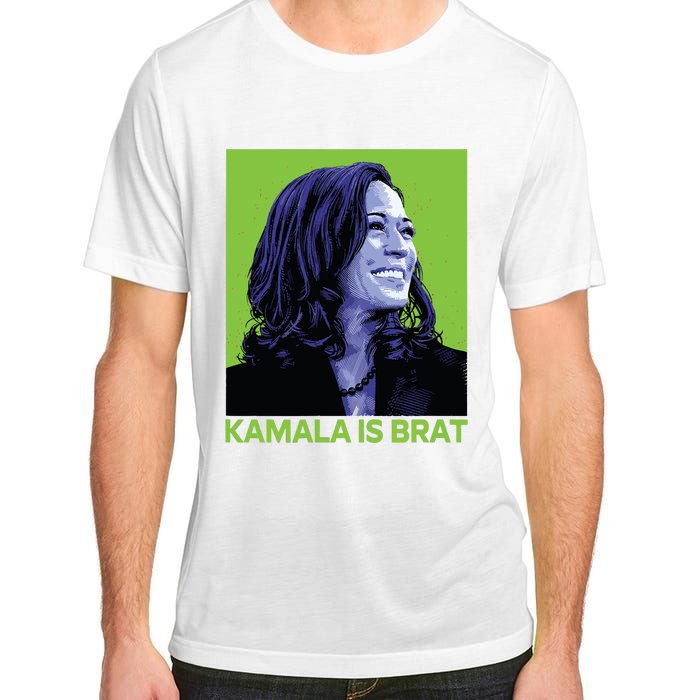 Kamala Is Brat Funny Sarcastic Adult ChromaSoft Performance T-Shirt