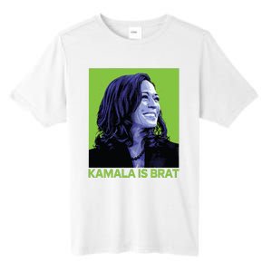 Kamala Is Brat Funny Sarcastic Tall Fusion ChromaSoft Performance T-Shirt