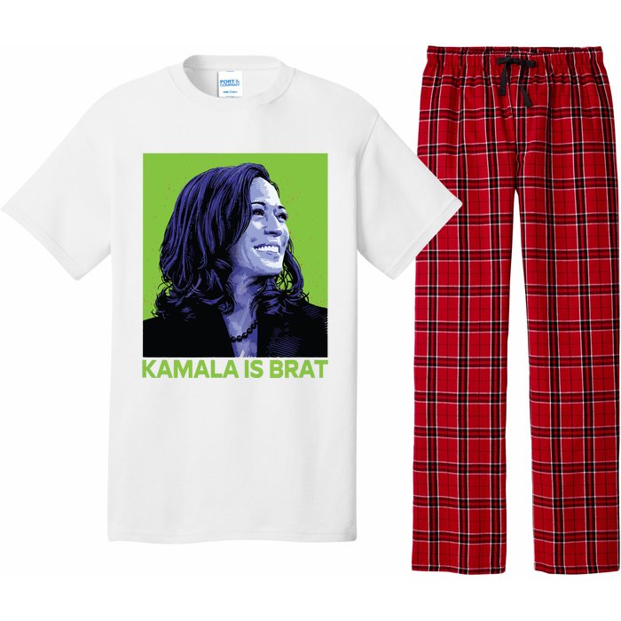 Kamala Is Brat Funny Sarcastic Pajama Set