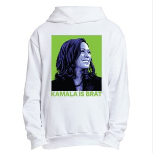 Kamala Is Brat Funny Sarcastic Urban Pullover Hoodie