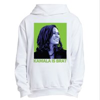 Kamala Is Brat Funny Sarcastic Urban Pullover Hoodie