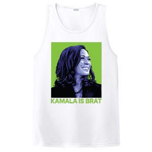 Kamala Is Brat Funny Sarcastic PosiCharge Competitor Tank