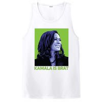 Kamala Is Brat Funny Sarcastic PosiCharge Competitor Tank