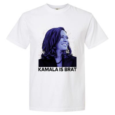 Kamala Is Brat Funny Sarcastic Garment-Dyed Heavyweight T-Shirt