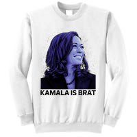 Kamala Is Brat Funny Sarcastic Sweatshirt