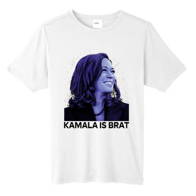 Kamala Is Brat Funny Sarcastic Tall Fusion ChromaSoft Performance T-Shirt