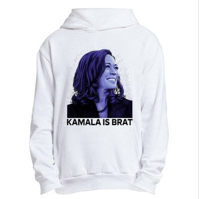 Kamala Is Brat Funny Sarcastic Urban Pullover Hoodie