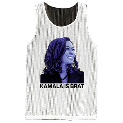 Kamala Is Brat Funny Sarcastic Mesh Reversible Basketball Jersey Tank