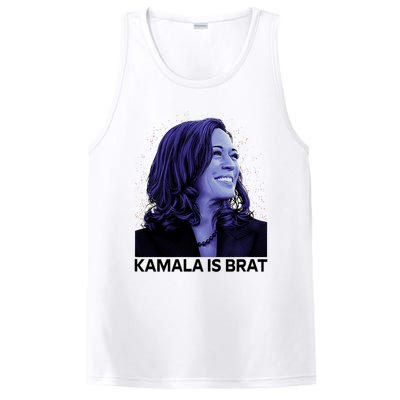 Kamala Is Brat Funny Sarcastic PosiCharge Competitor Tank