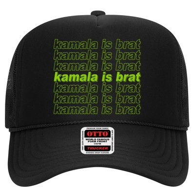 Kamala Is Brat Meme Kamala Harris 2024 Trucker Hat