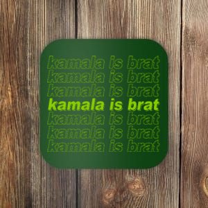 Kamala Is Brat Meme Kamala Harris 2024 Coaster