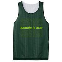 Kamala Is Brat Meme Kamala Harris 2024 Mesh Reversible Basketball Jersey Tank