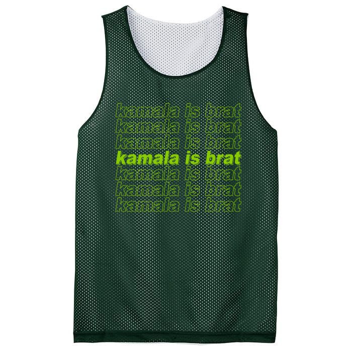 Kamala Is Brat Meme Kamala Harris 2024 Mesh Reversible Basketball Jersey Tank