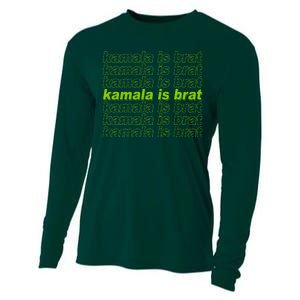 Kamala Is Brat Meme Kamala Harris 2024 Cooling Performance Long Sleeve Crew