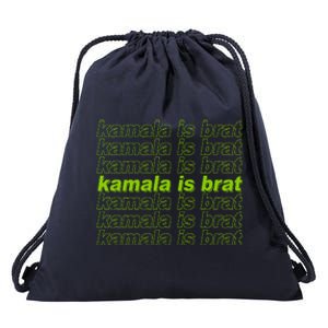 Kamala Is Brat Meme Kamala Harris 2024 Drawstring Bag