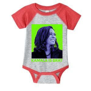 Kamala Is Brat Funny Sarcastic Infant Baby Jersey Bodysuit