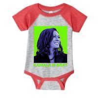 Kamala Is Brat Funny Sarcastic Infant Baby Jersey Bodysuit